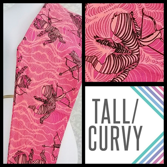 LulaRoe Tall & Curvy VDay Leggings - Picture 1 of 1